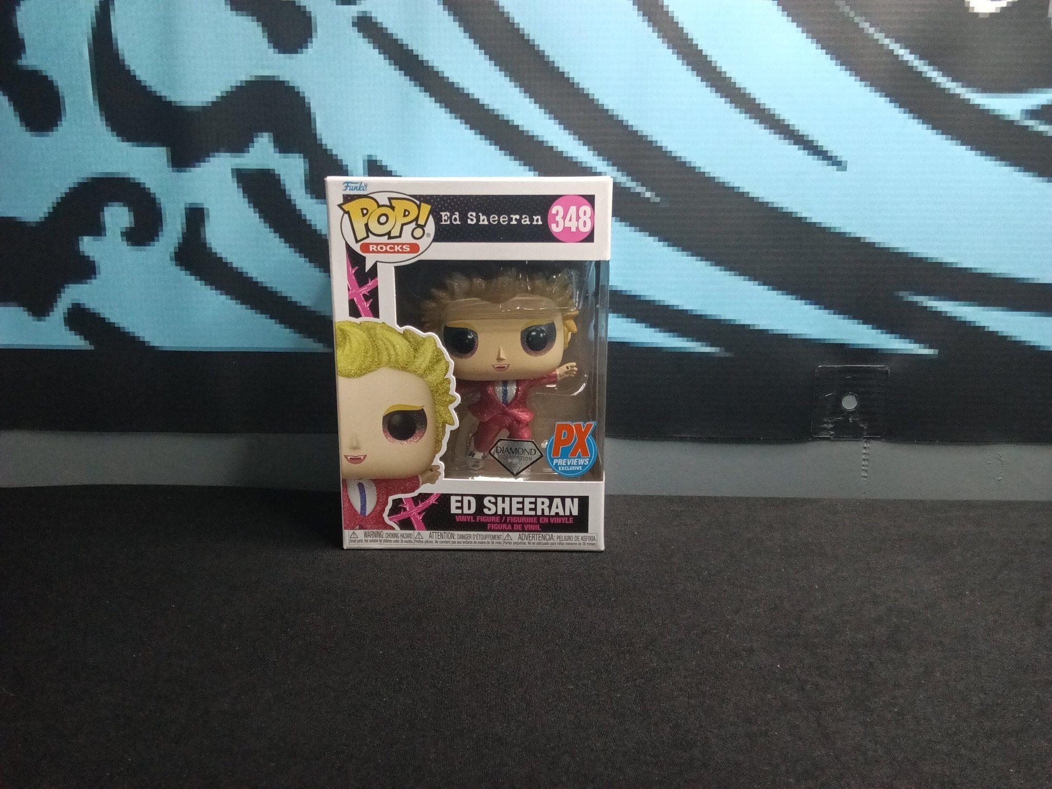 Ed Sheeran - Diamond Collection Funko Pop 348 - The Cerulean Trove
