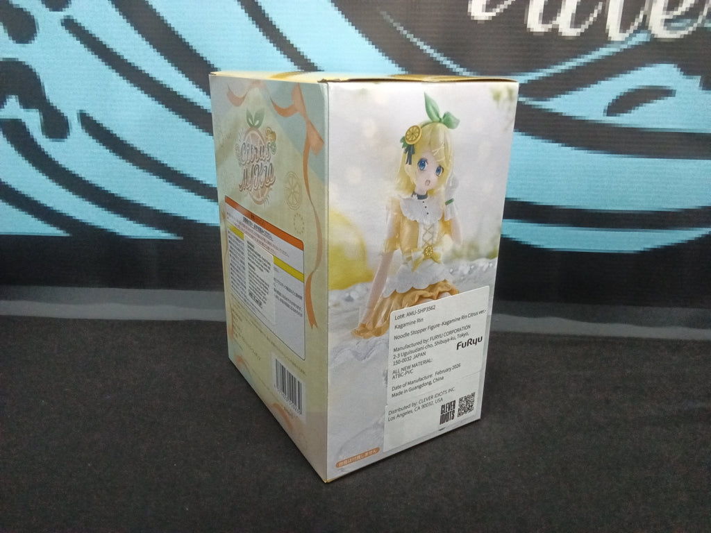 Hatsune Miku - Kagamine Rin (Citrus Miku Line) - Noodle Stopper Figure - The Cerulean Trove