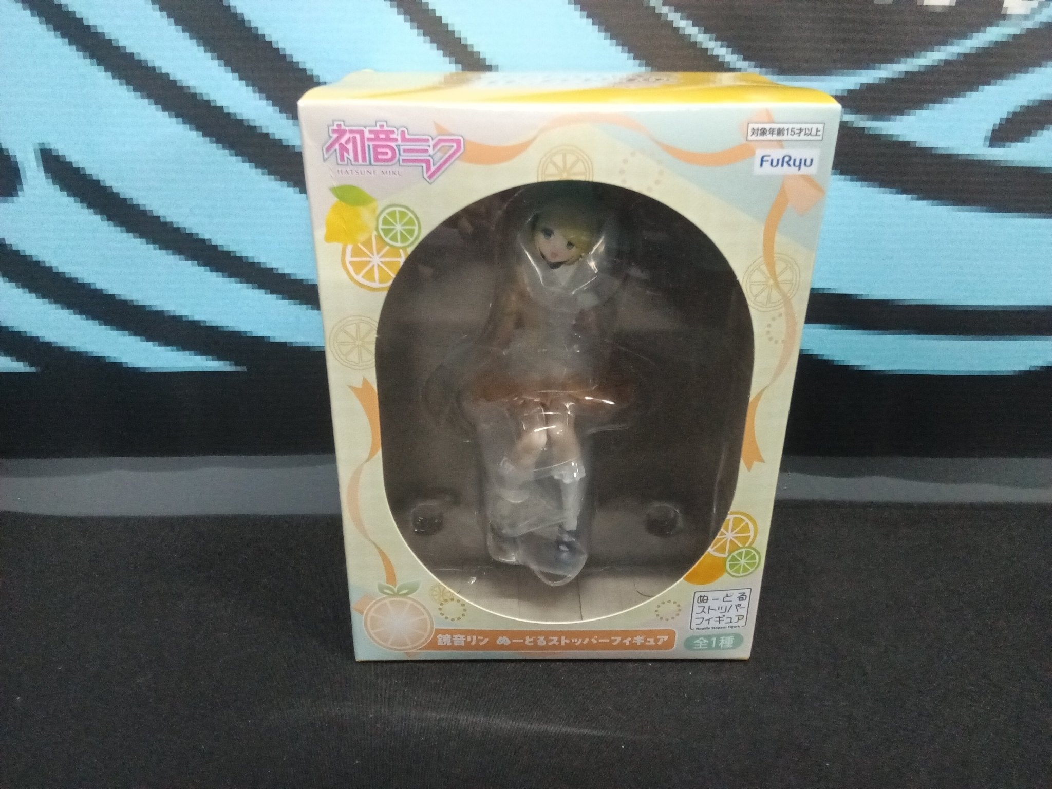 Hatsune Miku - Kagamine Rin (Citrus Miku Line) - Noodle Stopper Figure - The Cerulean Trove