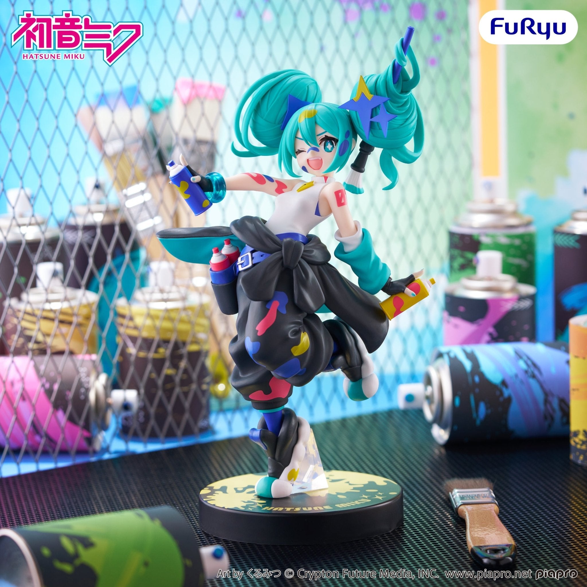 Hatsune Miku (Paint Girl) - Trio - Try - iT Figure - The Cerulean Trove