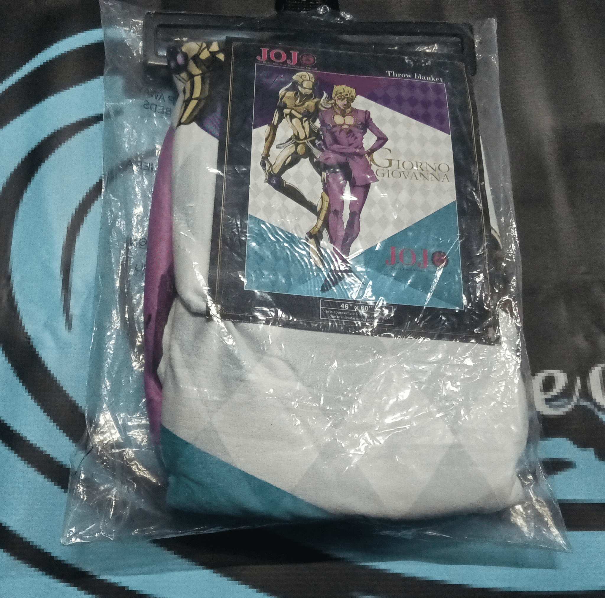 Jojo - Giorno Giovanna - Throw Blanket - The Cerulean Trove