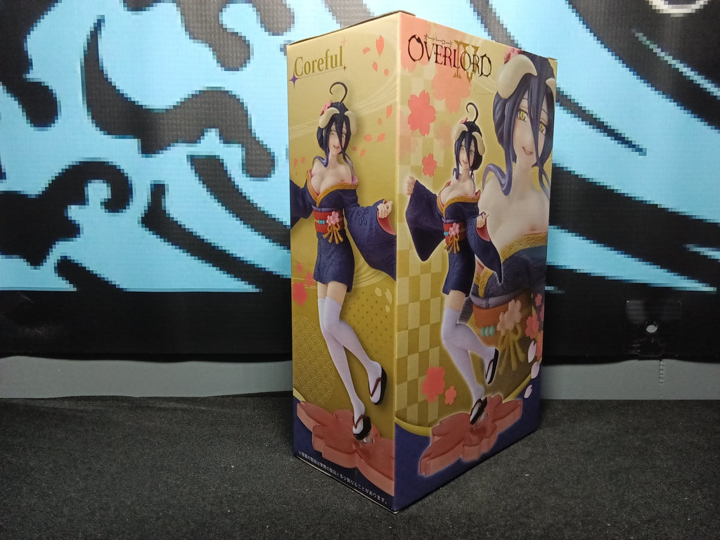 Overlord - Albedo (Blue Sakura Kimono) - Coreful Figure - The Cerulean Trove