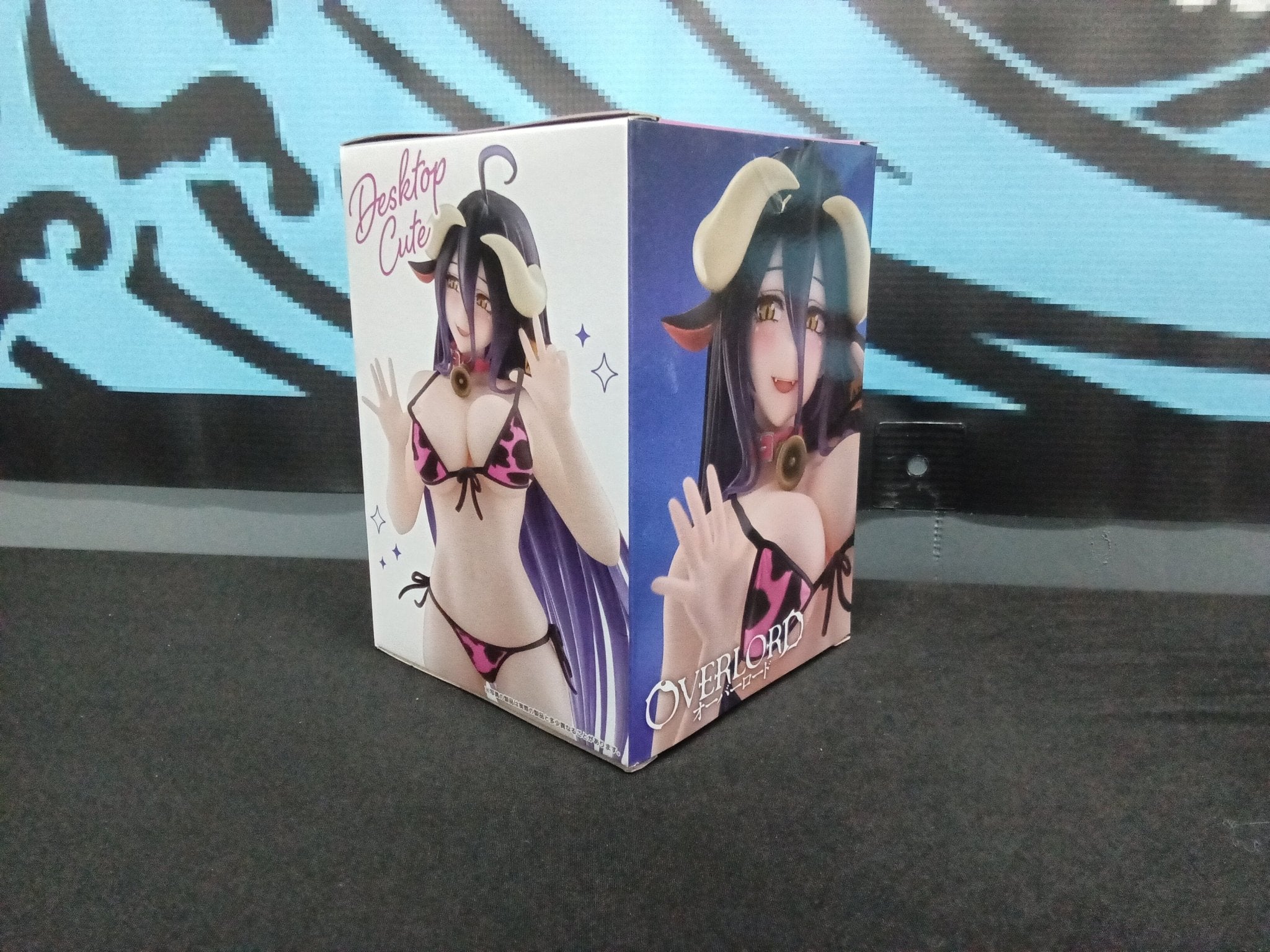 Overlord - Albedo (Pink Cow Print Swimsuit Renewal) - Desktop Cute Figure - The Cerulean Trove
