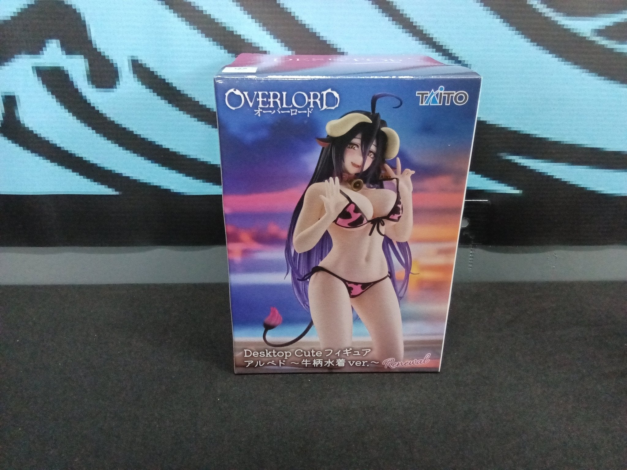 Overlord - Albedo (Pink Cow Print Swimsuit Renewal) - Desktop Cute Figure - The Cerulean Trove