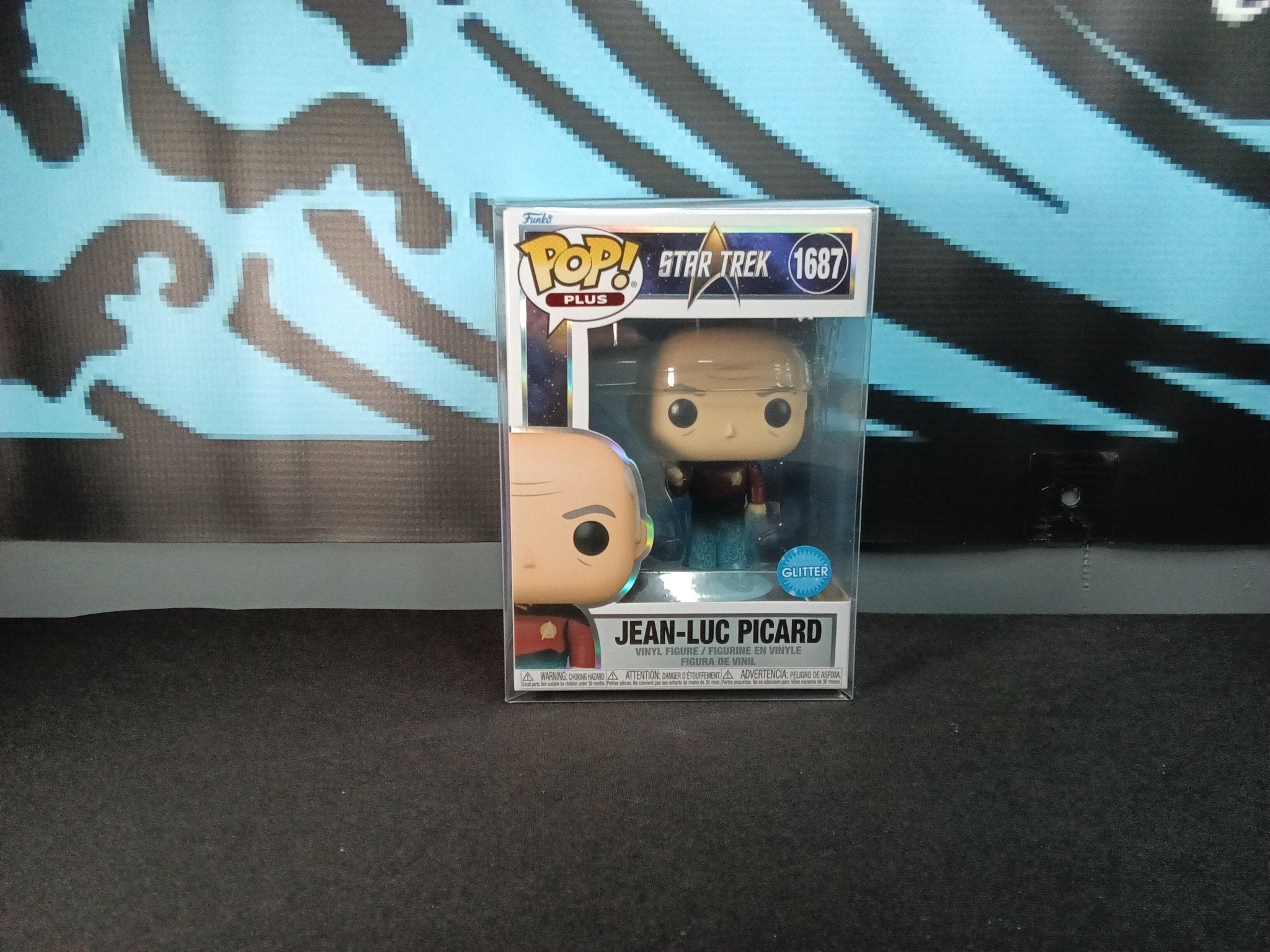 Star Trek - Jean - Luc Picard (glitter, beam up) - Funko 1687 - The Cerulean Trove