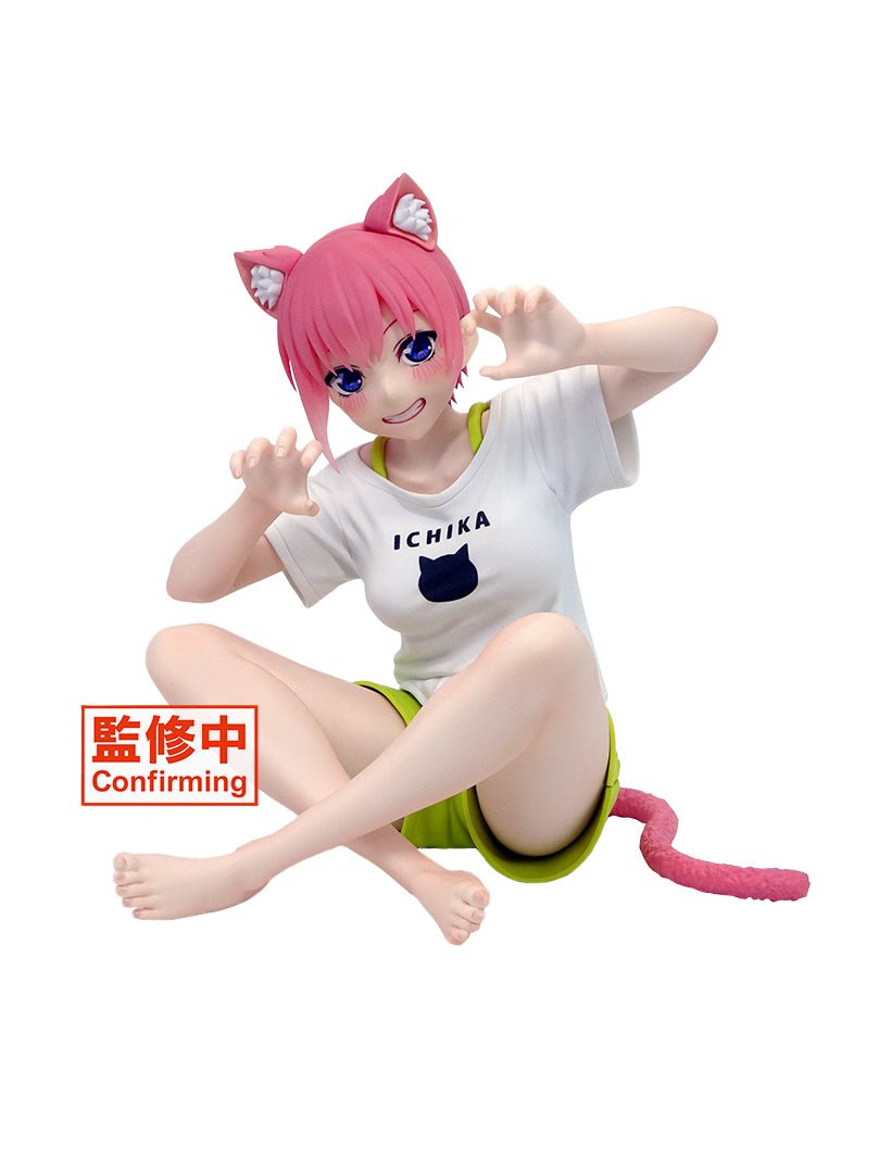 The Quintessential Quintuplets - Ichika Nakano (Newly Written Cat Roomwear Ver.) - Desktop Cute Figure - The Cerulean Trove