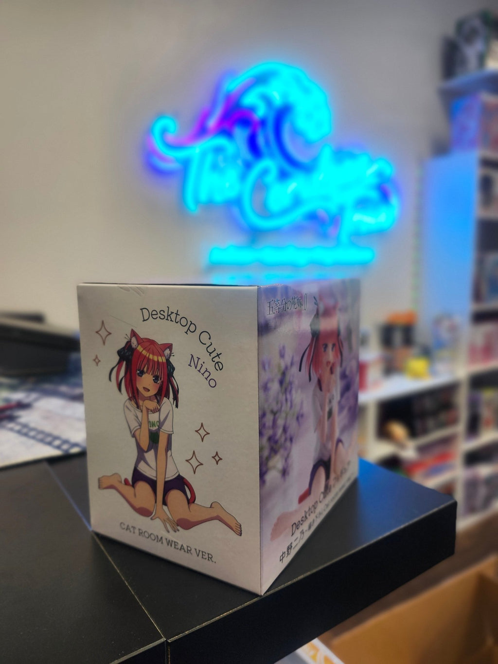 The Quintessential Quintuplets - Nino Nakano (Newly Written Cat Roomwear Ver.) - Desktop Cute Figure - The Cerulean Trove
