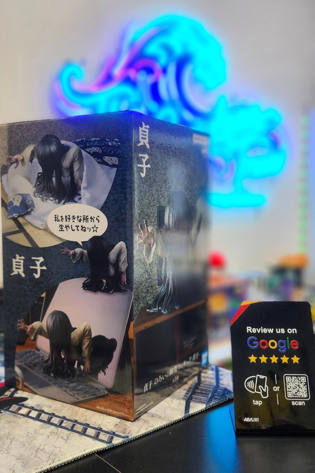 The Ring - Sadako (crawling out of TV) - Cursed Bust Figure - The Cerulean Trove