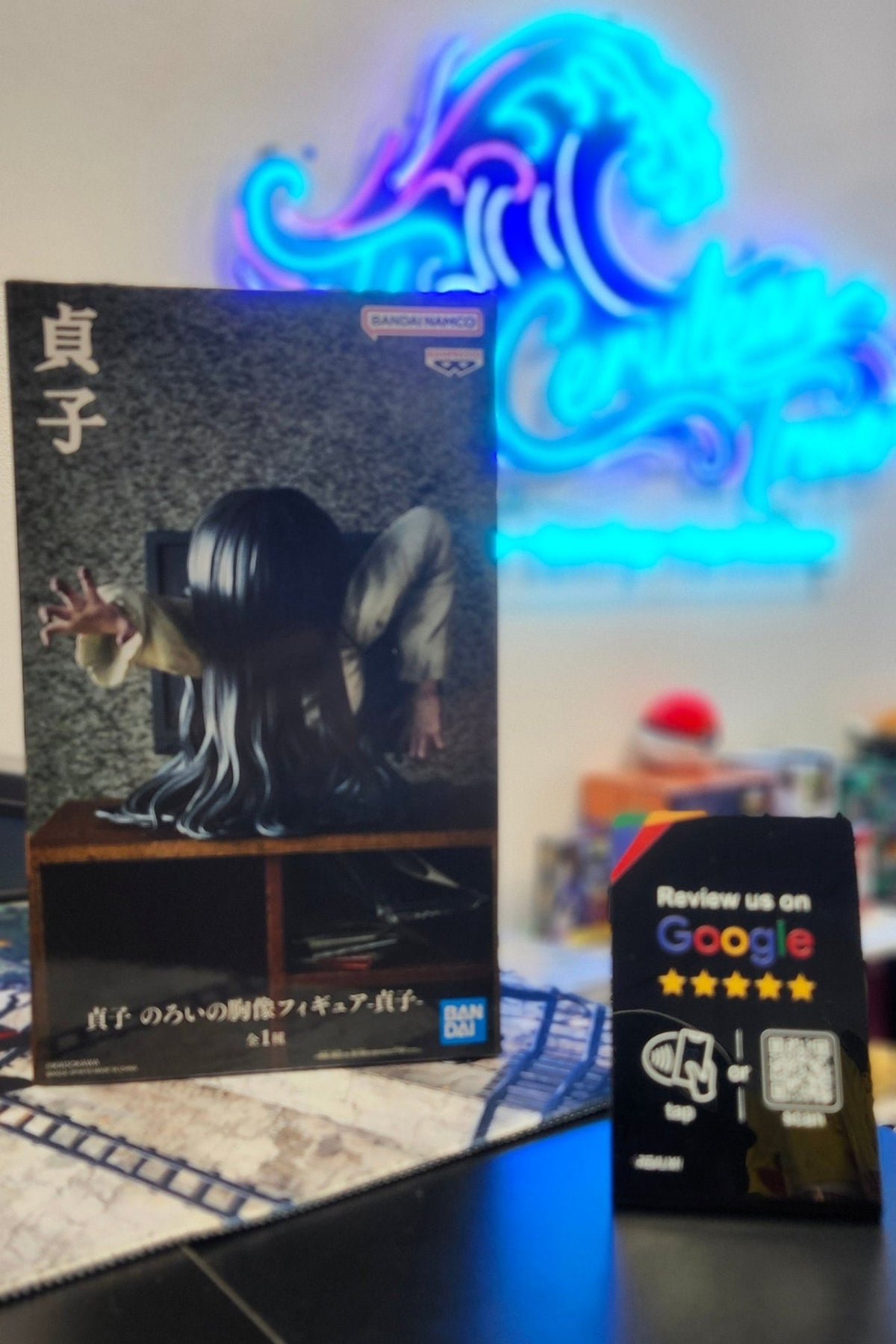 The Ring - Sadako (crawling out of TV) - Cursed Bust Figure - The Cerulean Trove