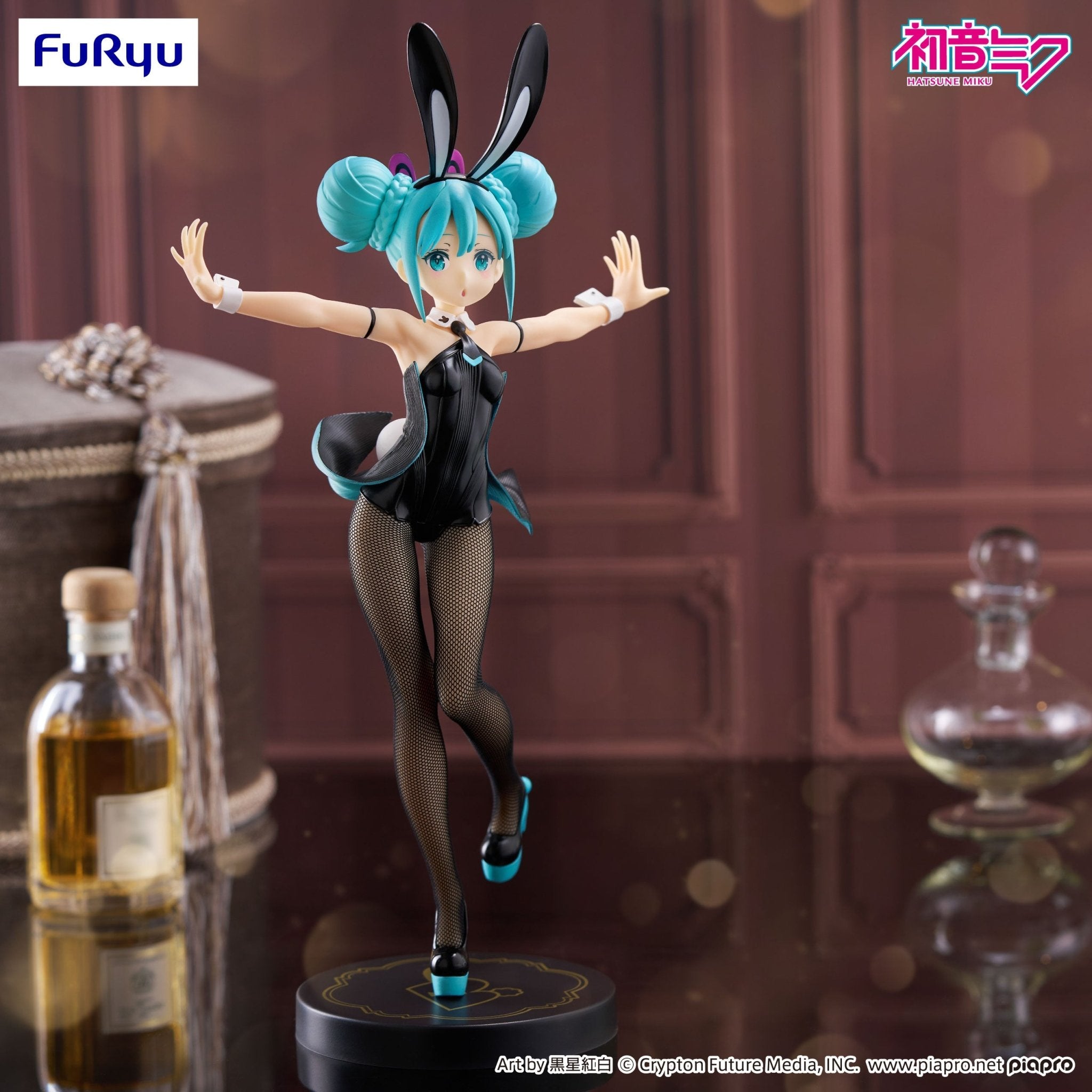 Vocaloid - Hatsune Miku (Black Color Ver.) - BiCute Bunnies Figure - The Cerulean Trove