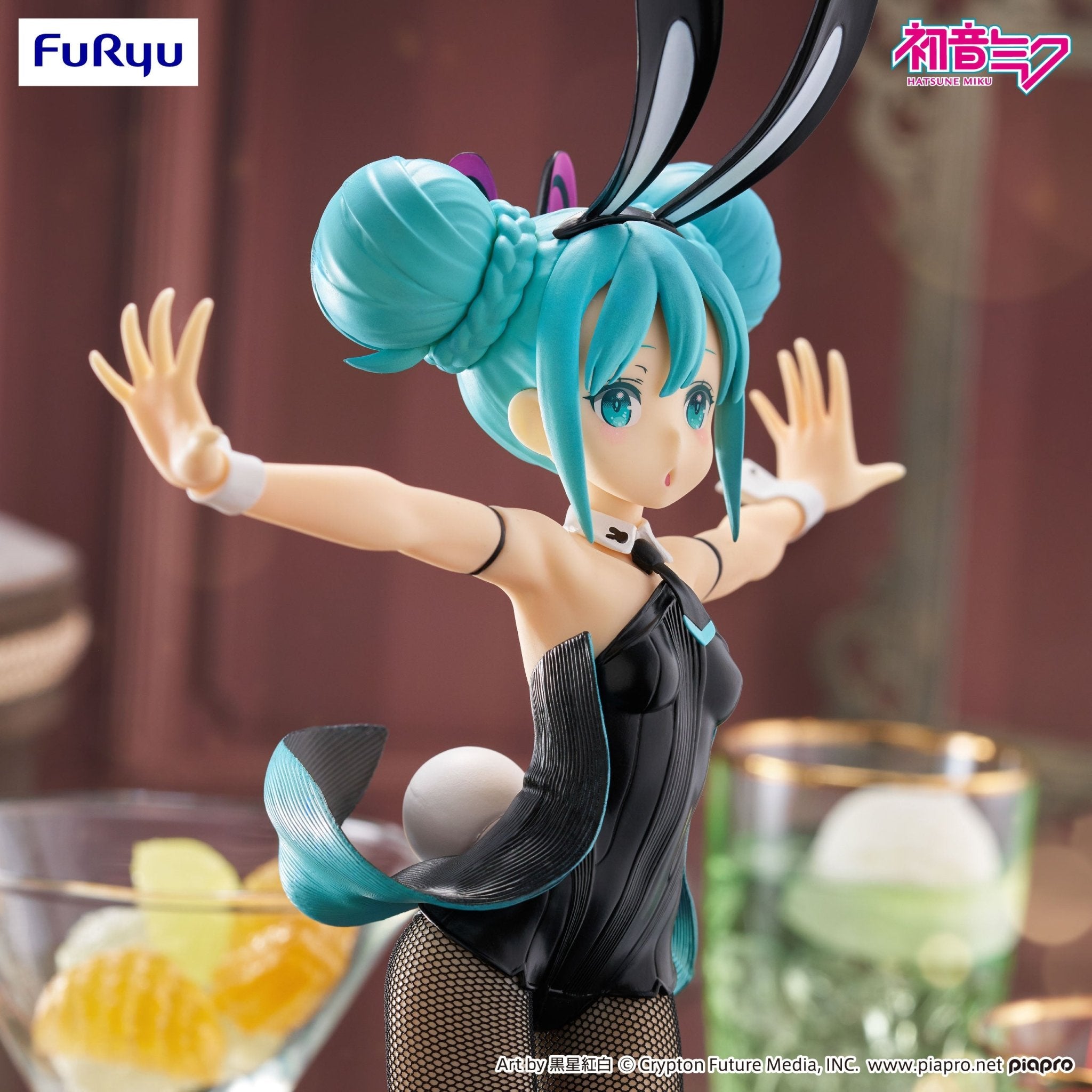 Vocaloid - Hatsune Miku (Black Color Ver.) - BiCute Bunnies Figure - The Cerulean Trove