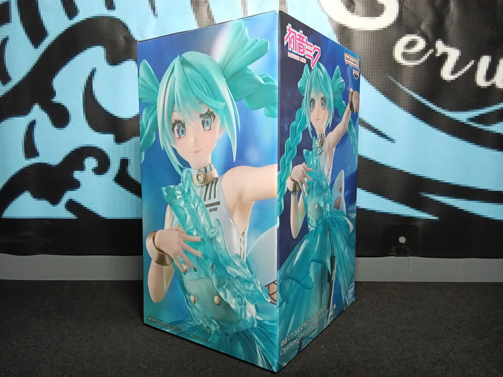 Vocaloid - Hatsune Miku (Clearluxe Emerald Gem) - Banpresto Evolve Figure - The Cerulean Trove
