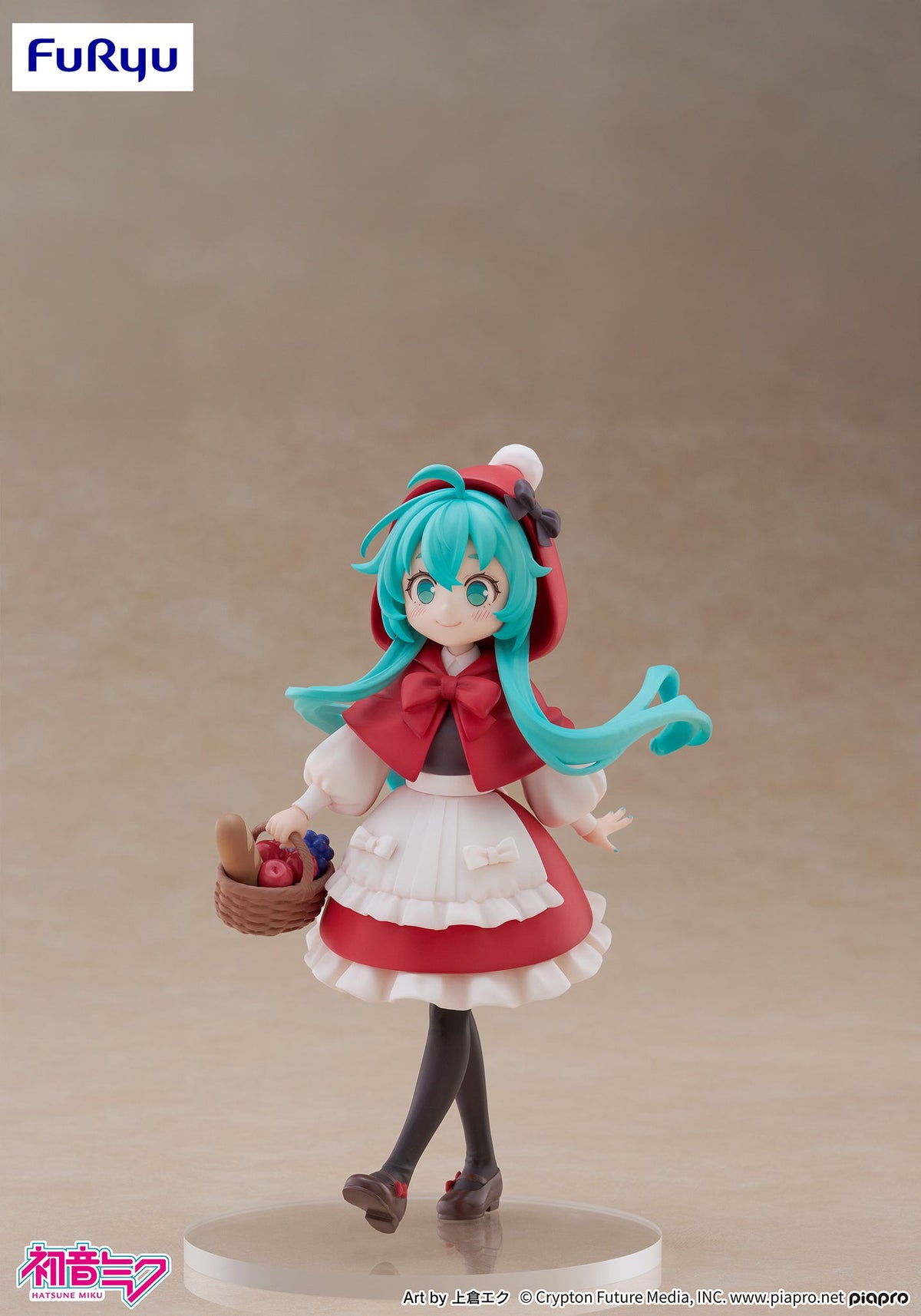 Vocaloid - Hatsune Miku (Little Red Riding Hood) - Desktop Fairy Figure - The Cerulean Trove