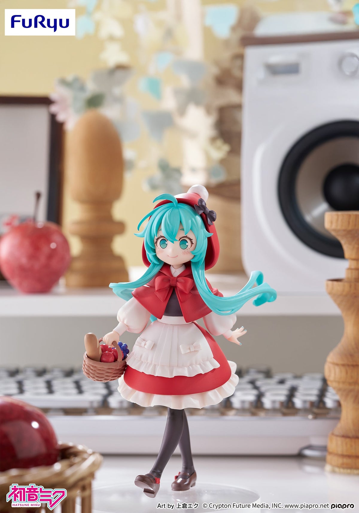 Vocaloid - Hatsune Miku (Little Red Riding Hood) - Desktop Fairy Figure - The Cerulean Trove