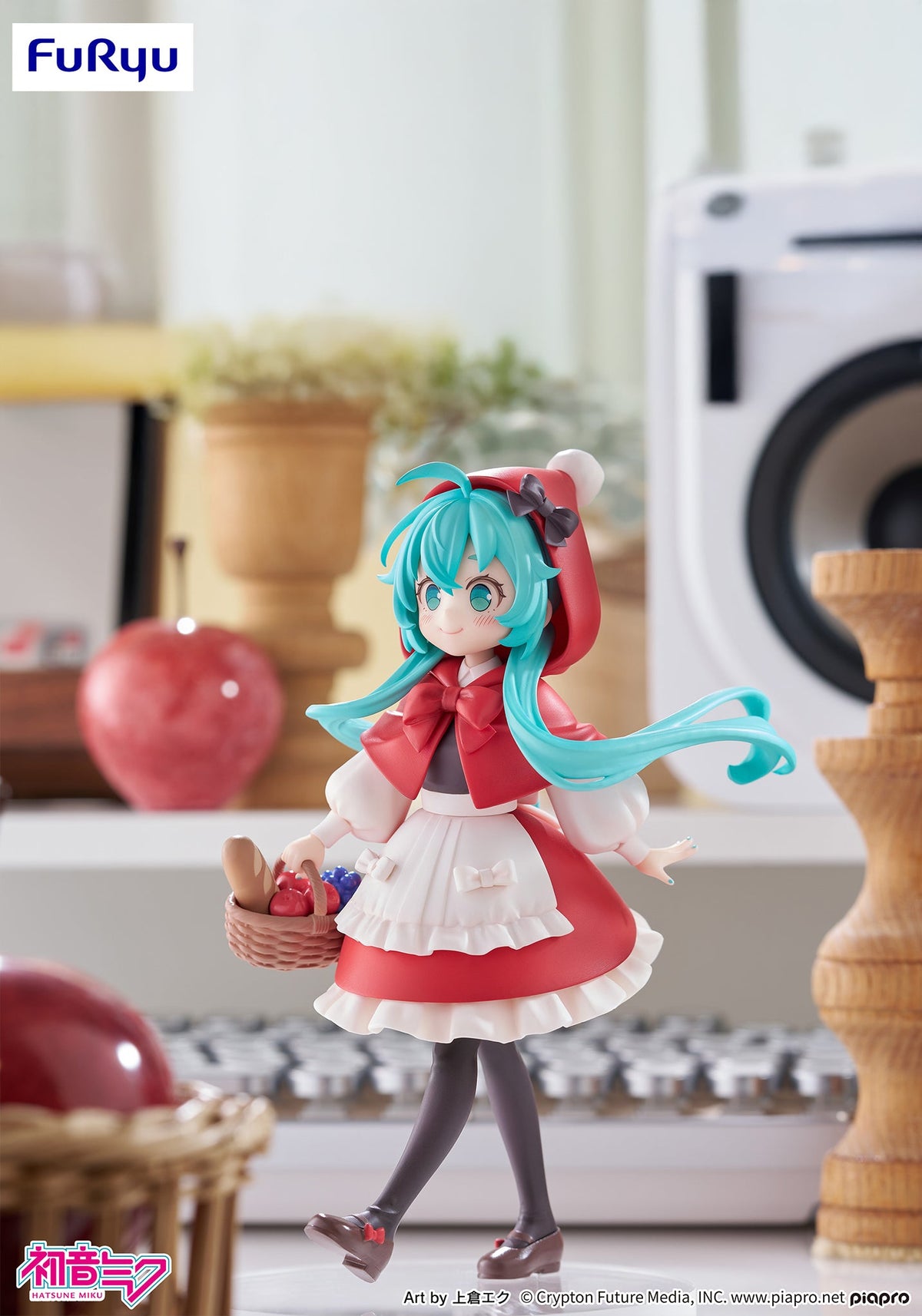 Vocaloid - Hatsune Miku (Little Red Riding Hood) - Desktop Fairy Figure - The Cerulean Trove